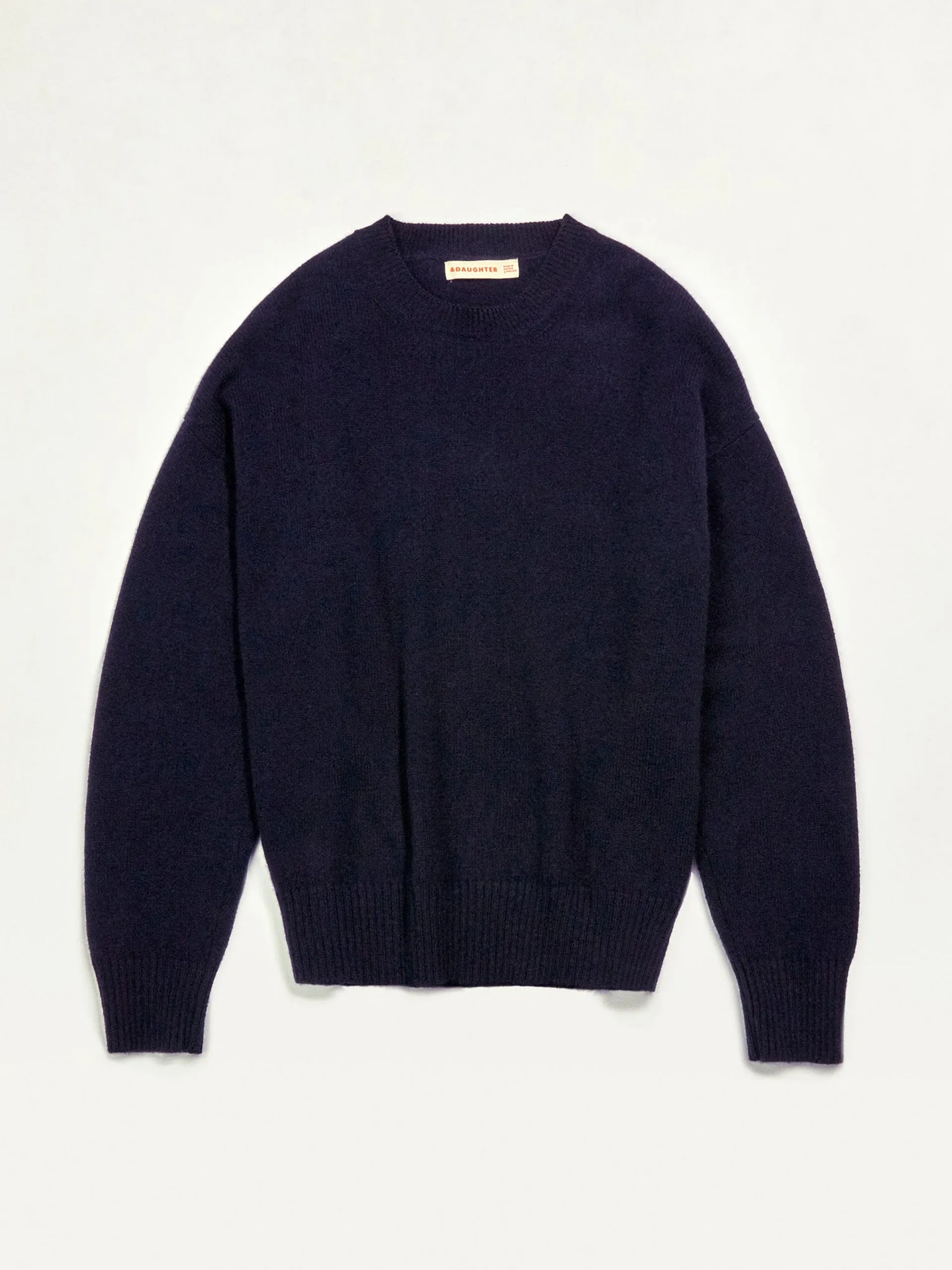 Navy Innes Geelong slouch crewneck