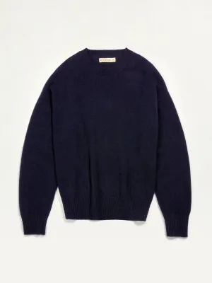Navy Innes Geelong slouch crewneck