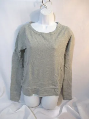 NEW NWT JAMES PERSE Cotton Top  Sweater Crewneck 1 GREY GRAY