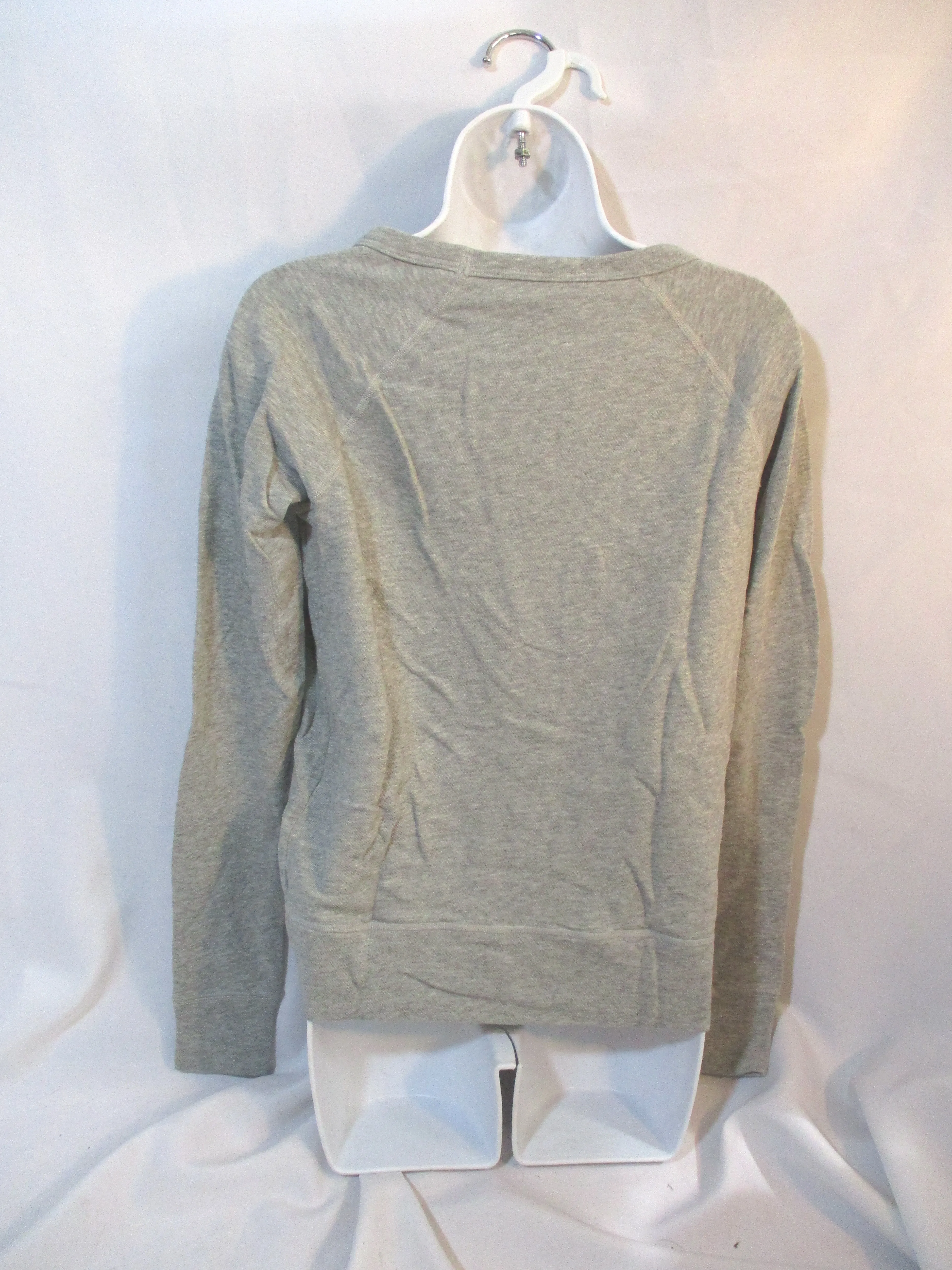 NEW NWT JAMES PERSE Cotton Top  Sweater Crewneck 1 GREY GRAY