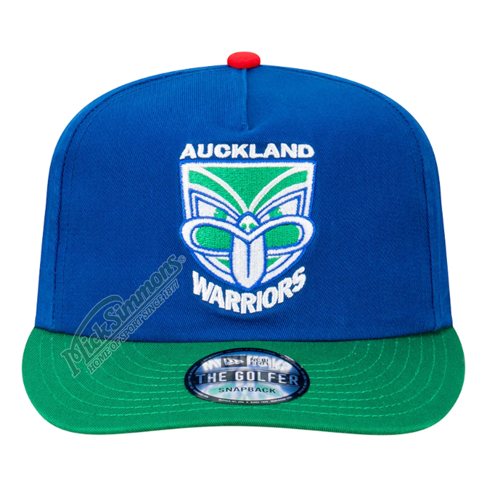 New Zealand Warriors Official GOLFER Retro Flat Cap Snapback Heritage Classic NRL Rugby League By New Era