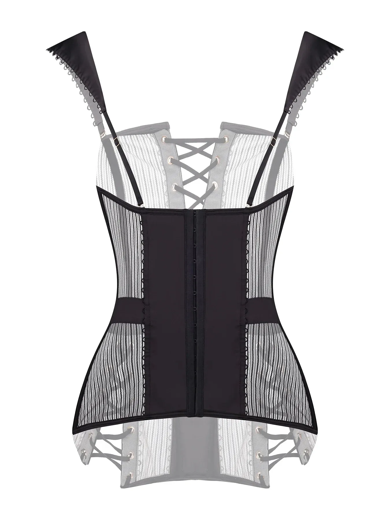 Obsidian grace corset