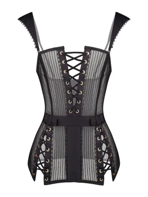 Obsidian grace corset