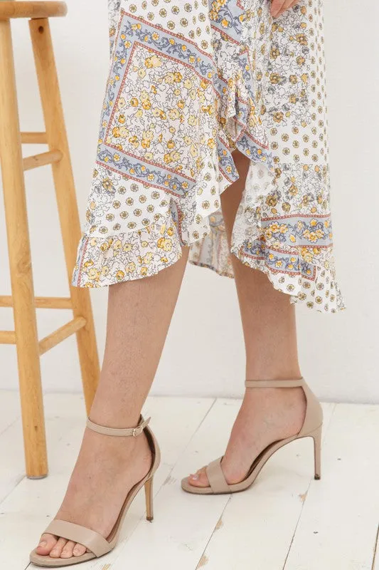 Paisley Cami Midi Dress