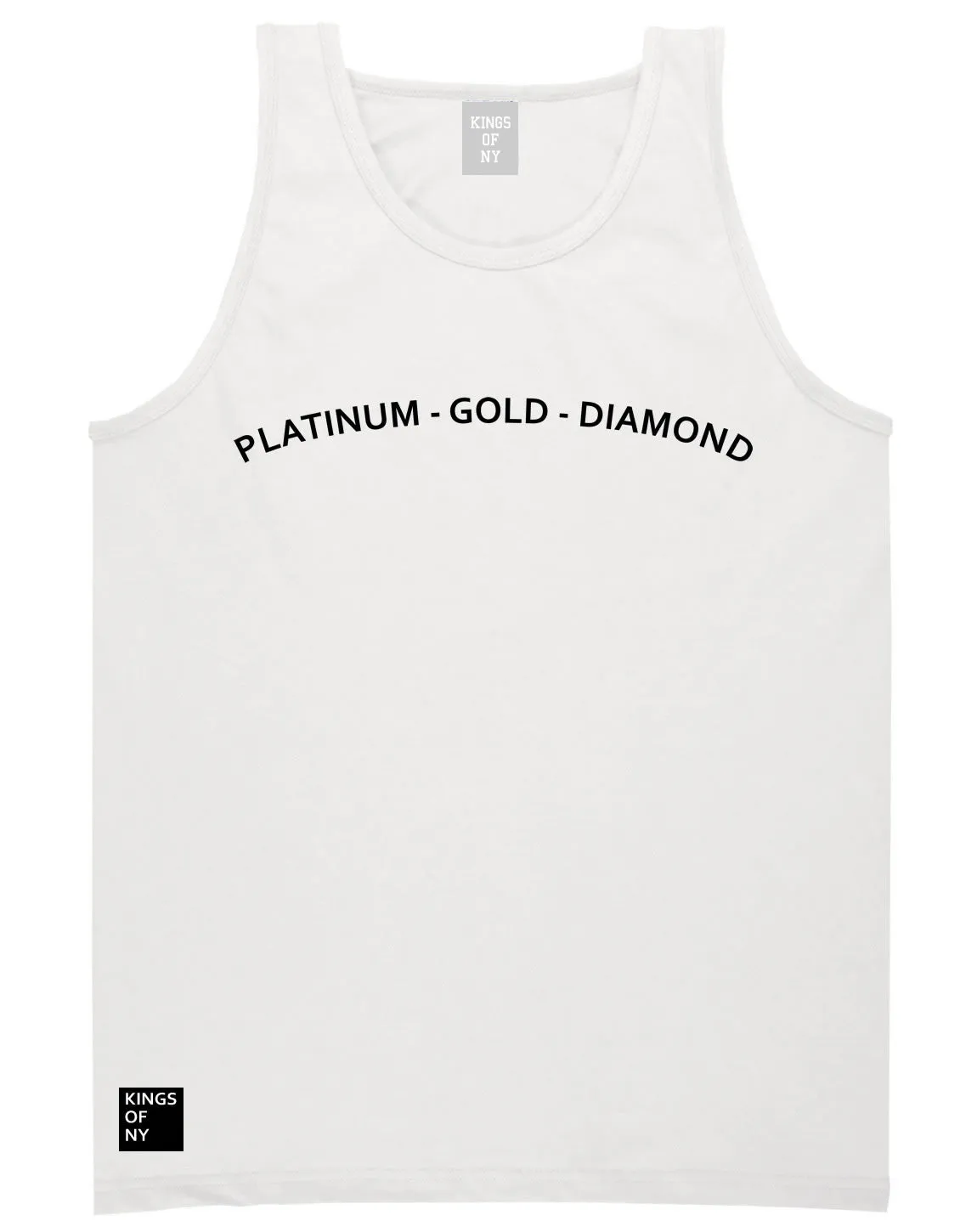 Platinum Gold Diamond Tank Top