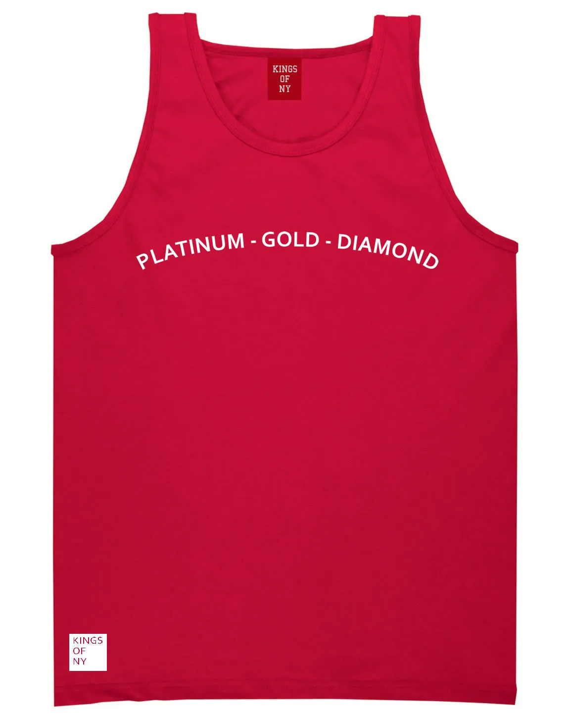 Platinum Gold Diamond Tank Top