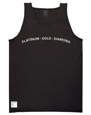 Platinum Gold Diamond Tank Top