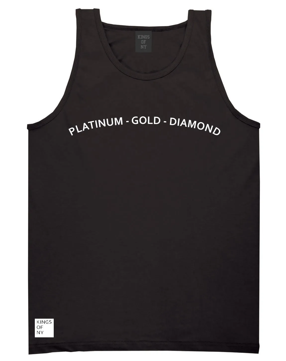 Platinum Gold Diamond Tank Top