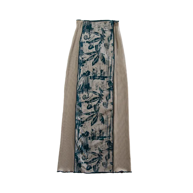 River long skirt / Greige【reversible】