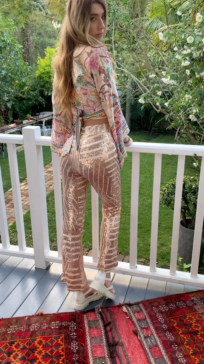 Sequin Disco Flares - ARCHIVE SALE