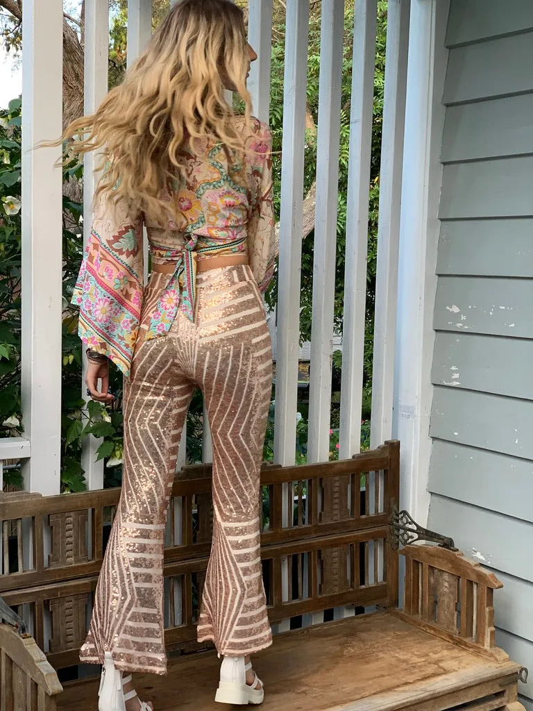Sequin Disco Flares - ARCHIVE SALE