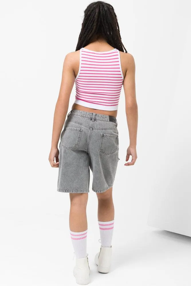 Smiley Seamless Stripe Vest Multi