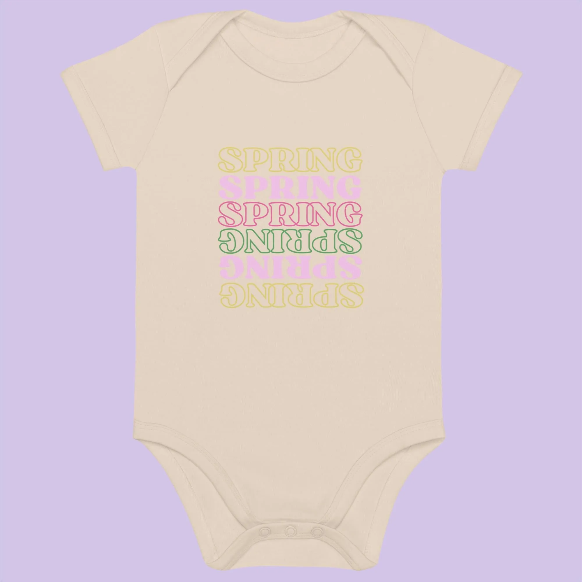 Spring Organic Cotton Baby Bodysuit