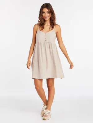 Sunday Stut Babydoll Dress - Vintage Brown