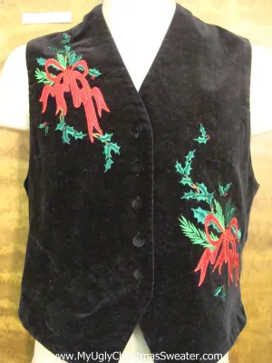 Super Cheap Ugliest Christmas Velvety Vest