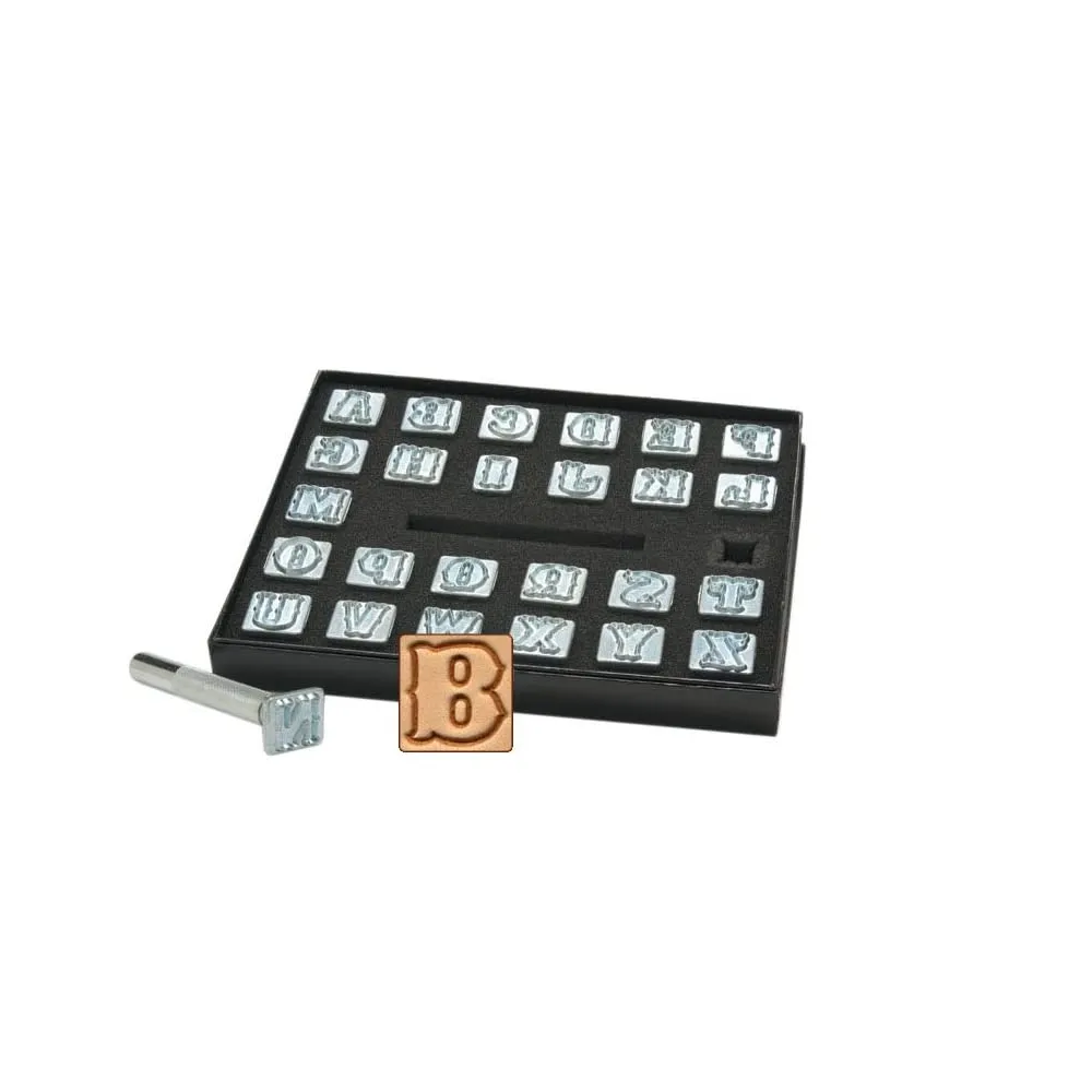 Tandy Leather Craftool 1/2" (13 mm) Standard Alphabet Set 8130-00