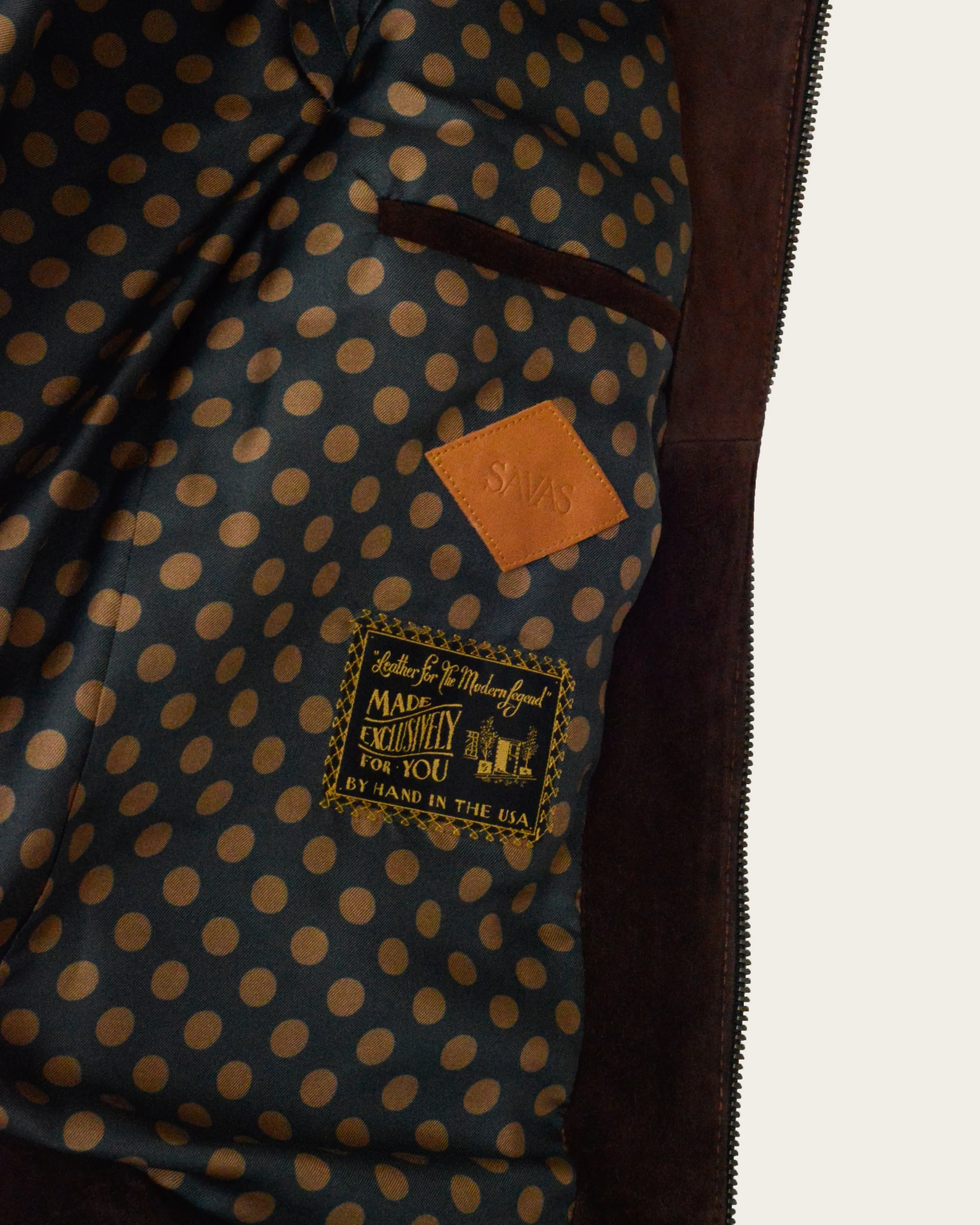 The Legend Jacket: Hickory Suede
