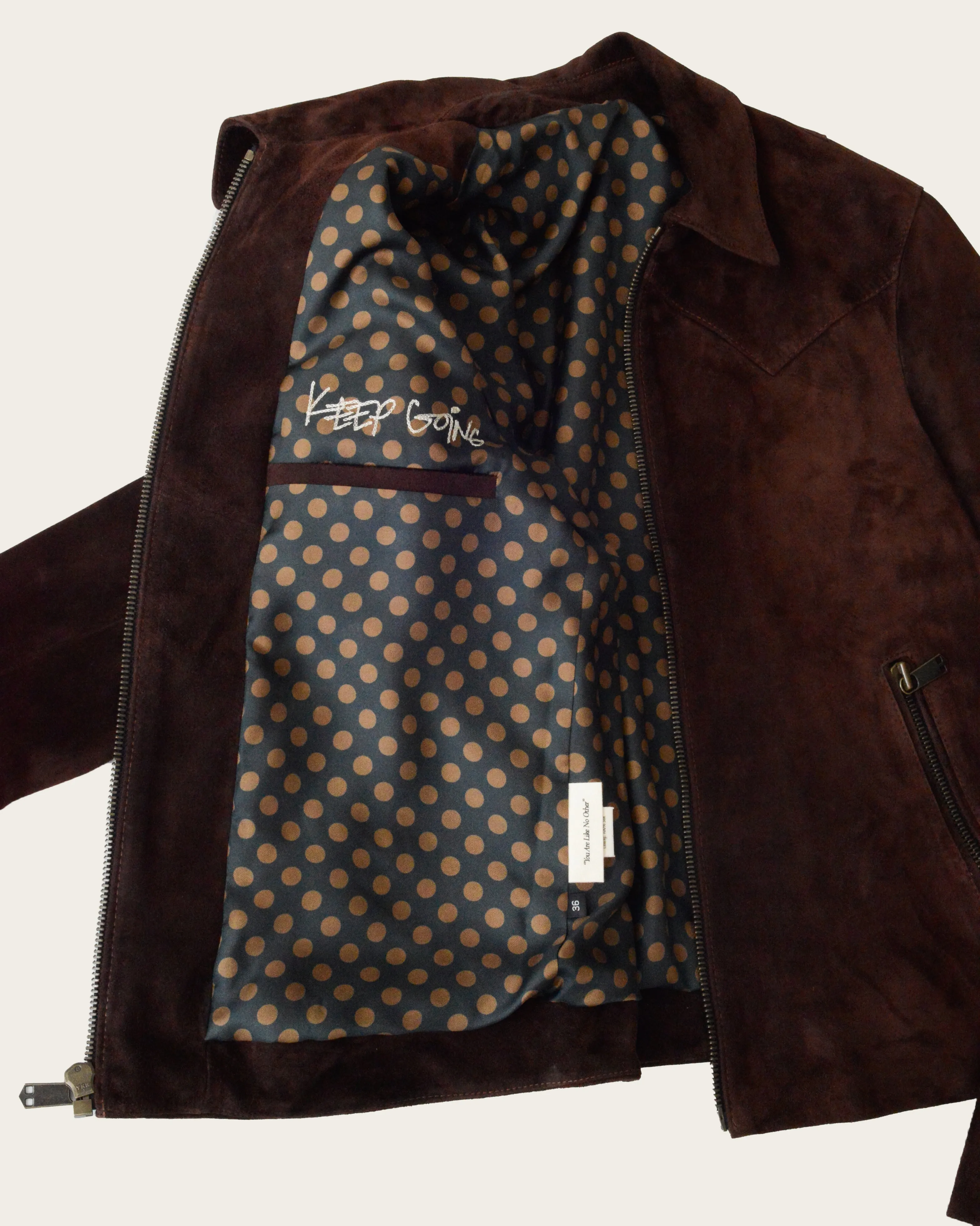 The Legend Jacket: Hickory Suede