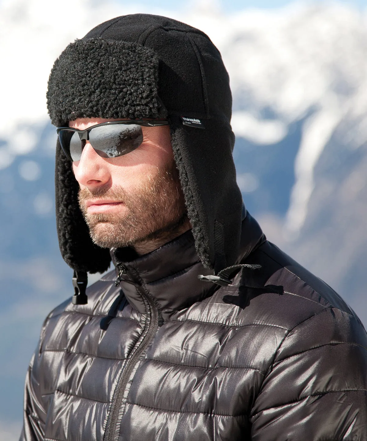 Thinsulate sherpa hat | Black