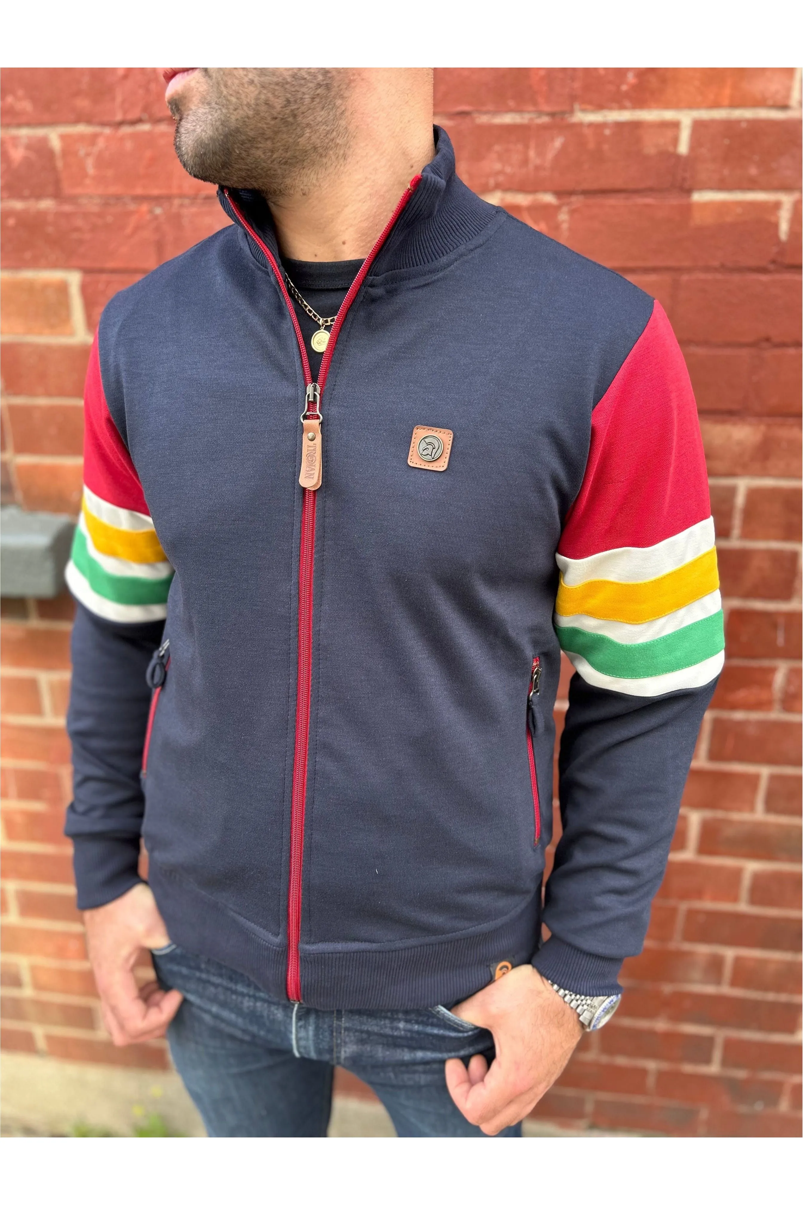 Trojan Records - Marley Stripe Sleeve TC/1035 - Track Top