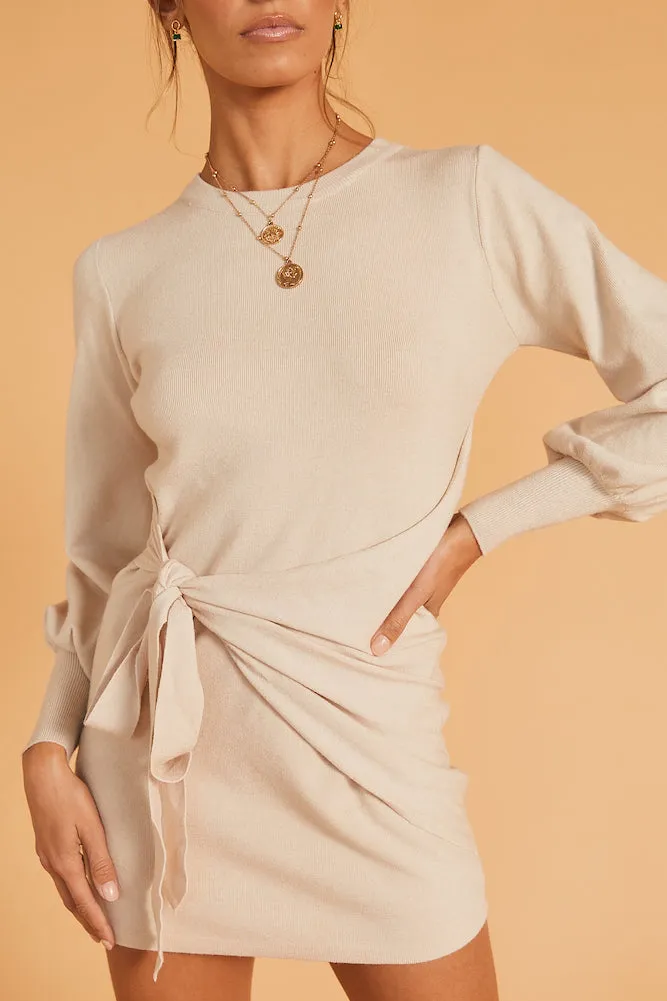 Verita Knit Dress Beige