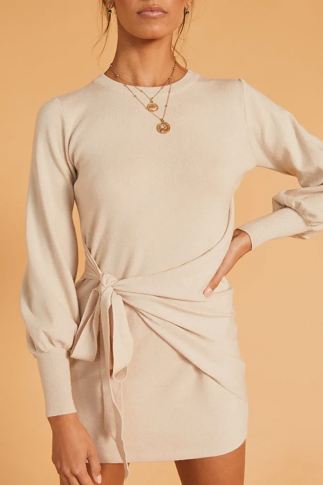 Verita Knit Dress Beige