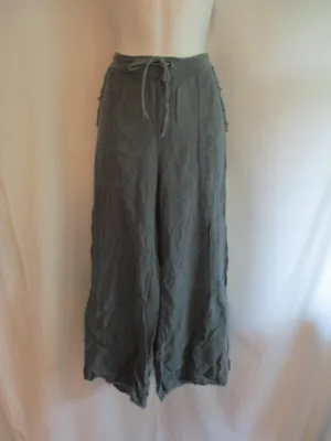 WEARABLES 100% Cotton GAUZY BEACH Pant M SLATE BLUE Summer